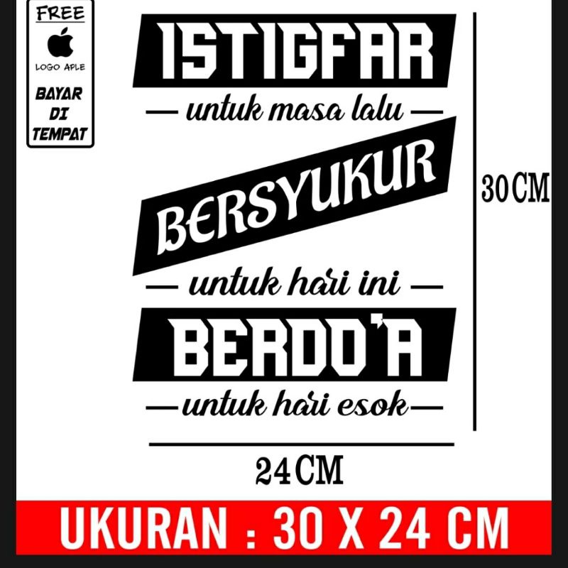 Cutting Stiker Kaca Samping Truk Stiker Truk Stiker Kaca Kata" Stiker Kaca