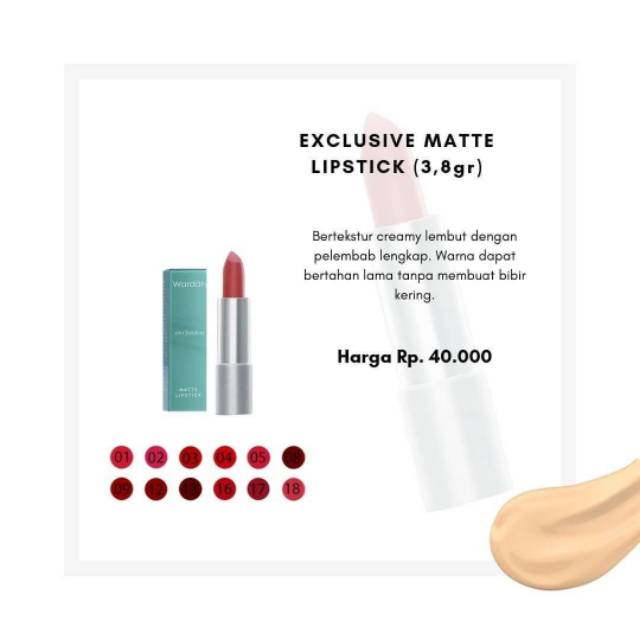 Wardah Exclusive Matte Lipstick