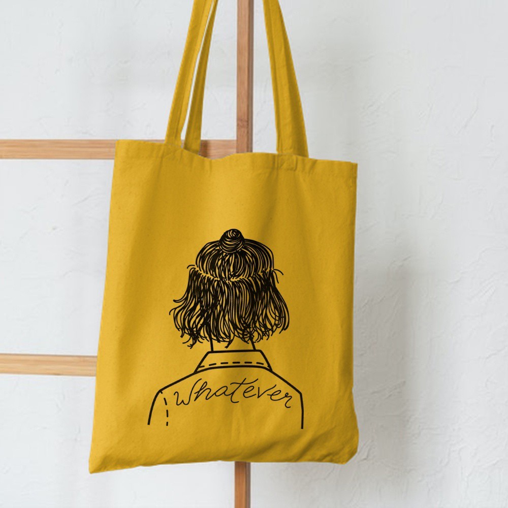 FLASH SALE 7.7 - [RESLETING] TULISAN &quot;WHATEVER&quot; TOTEBAG SEMI KANVAS | TOTEBAG UKURAN 33x38 CM |  TOTEBAG RESLETING | TOTEBAG BESAR | TOTEBAG KOREA | TOTEBAG TEBAL | TOTEBAG LAPTOP | TOTEBAG NONGKI | TOTEBAG MOTIF | TOTEBAG POLOS | TOTEBAG JINJING