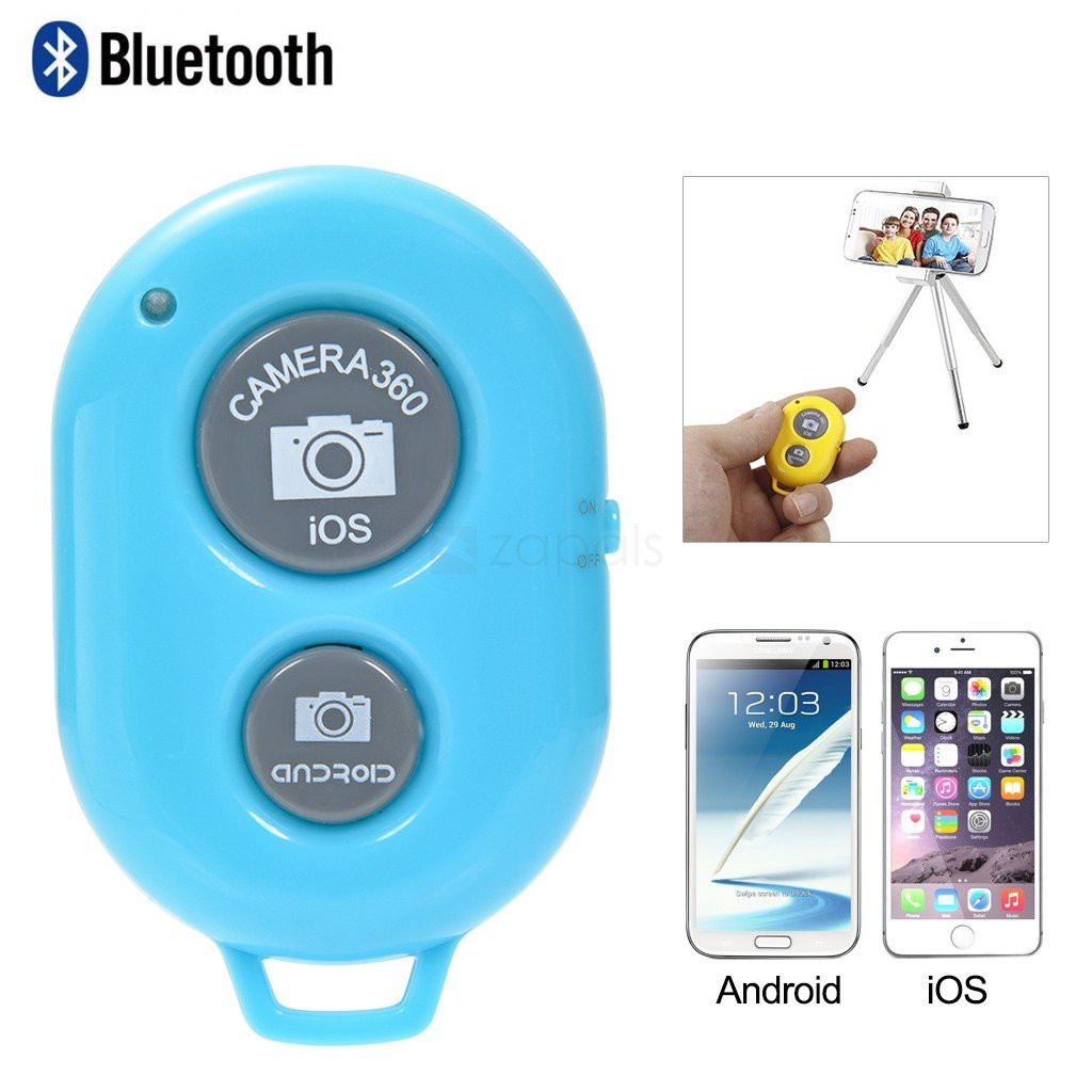 Tomsis bluetooth Remote Shutter Kamera Selfie Wireless BT Shutter Self-Timer tombol narsis