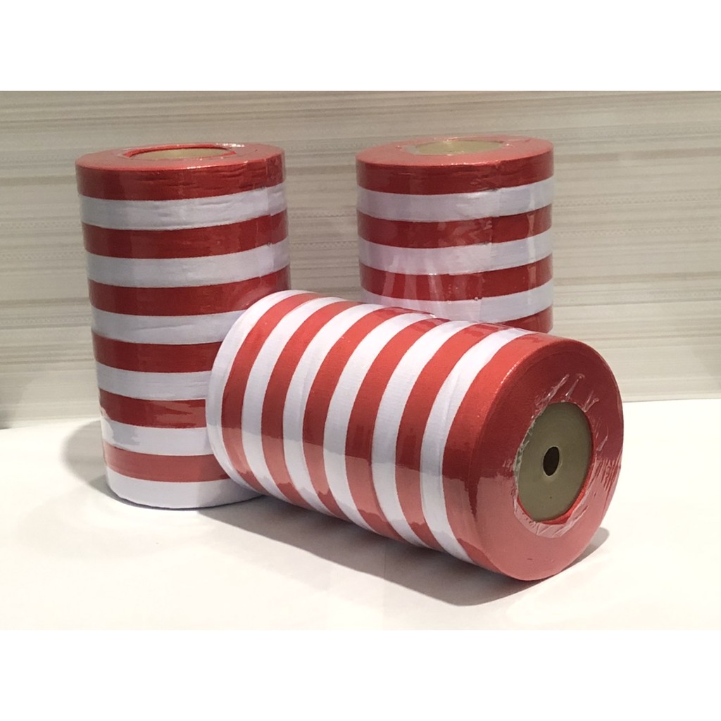 Pita bendera 1” inch / pita merah putih isi 6 roll