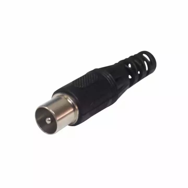 Jack TV hitam drat besi Kitani PVC / Jek TV hitam KTN