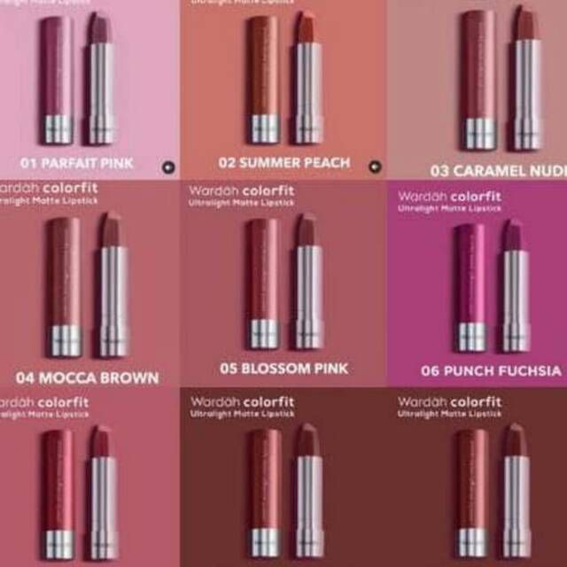 WARDAH COLORFIT ULTRA LIGHT MATTE LIPSTIK