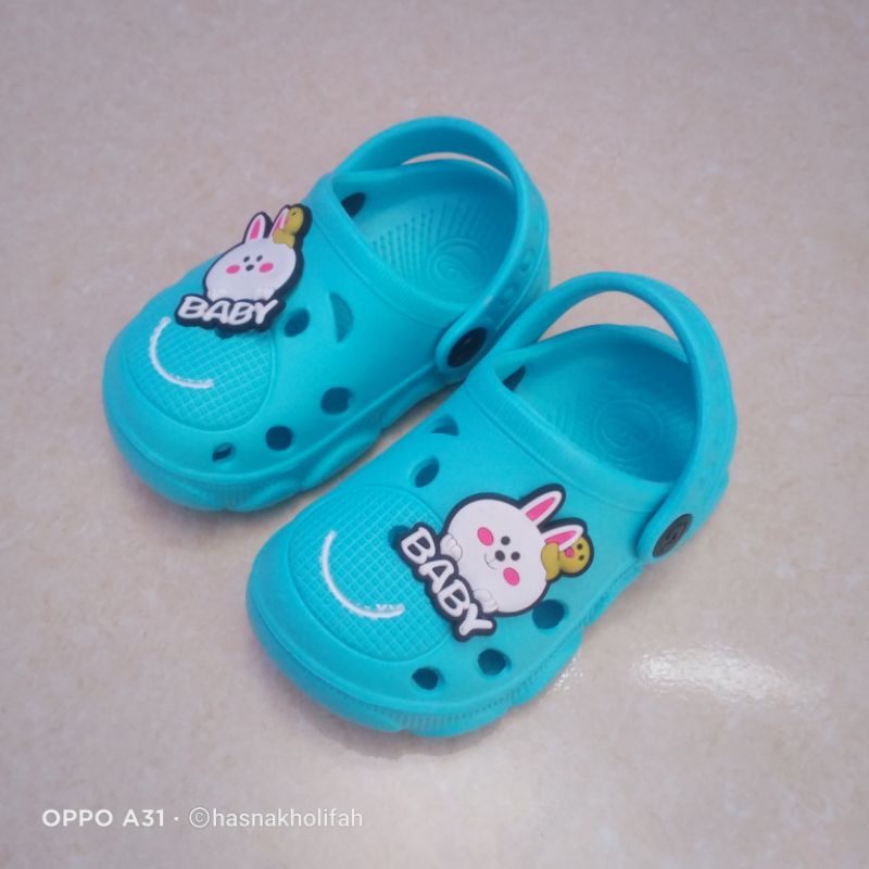 sandal baim anak 8bulan - 3tahun perempuan karakter Animal kelinci lucuuu dulux 355e-k