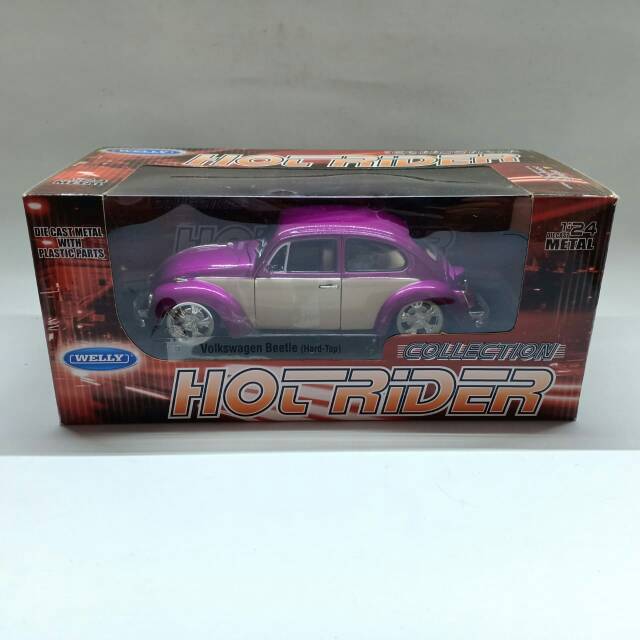 Welly skala 24 VW Beetle Clasic two tone metalic