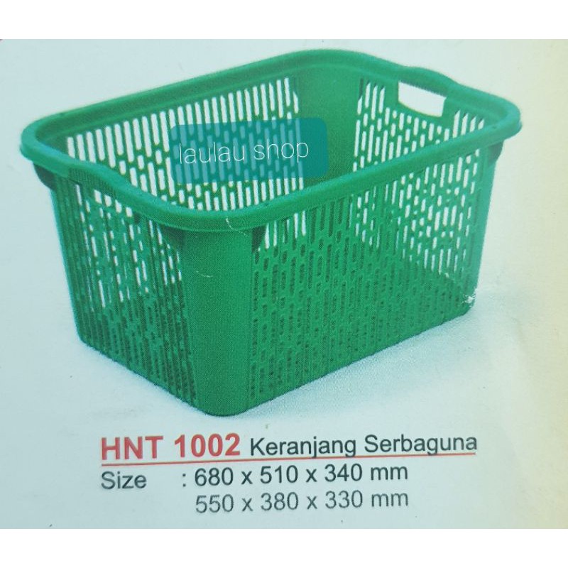 68x51x34 Box Container Hanata 1002 Keranjang Industri Buah Ikan HNT