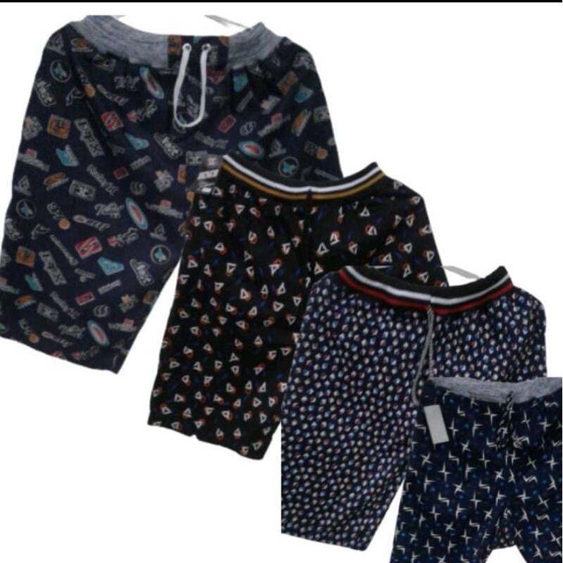 Celana Chinos anak laki laki, celana pendek anak laki-laki motif bahan katun adem