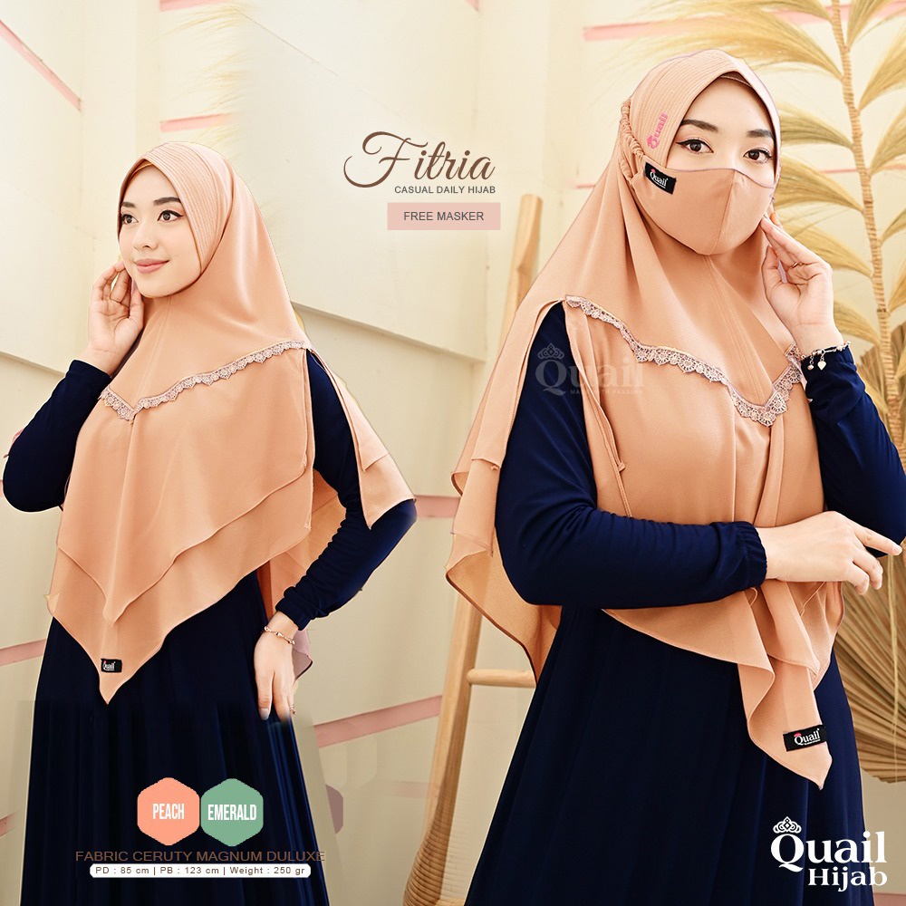 FITRIA CASUAL DAILY HIJAB QUAIL HIJAB