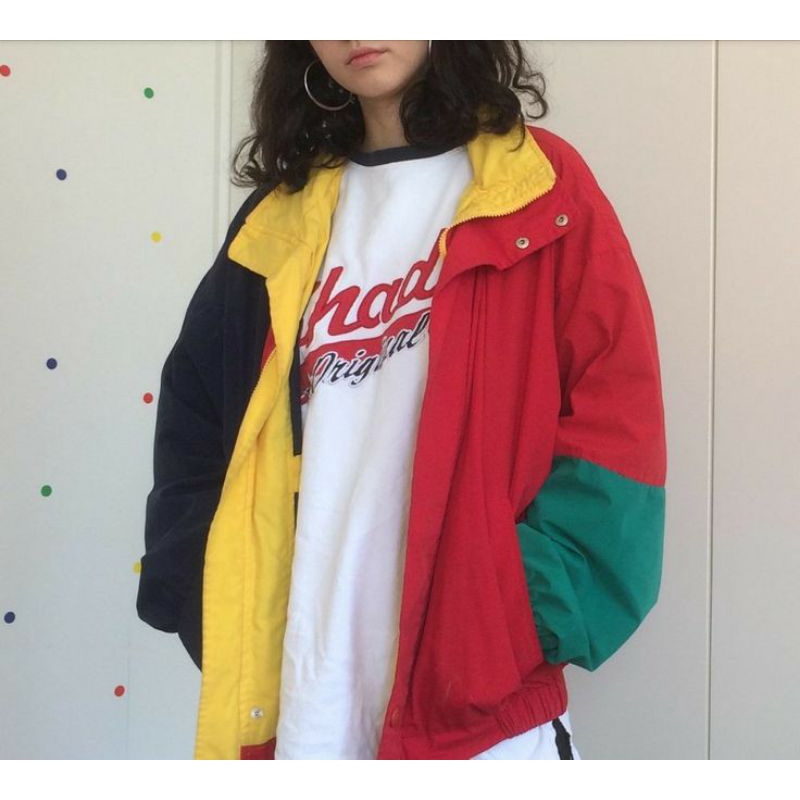 Jacket vintage Colorblock