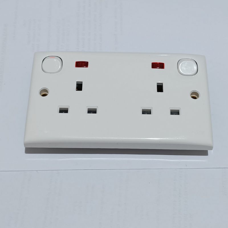 stop kontak ac 2gang E25N clipsal stop kontak ac double schneider