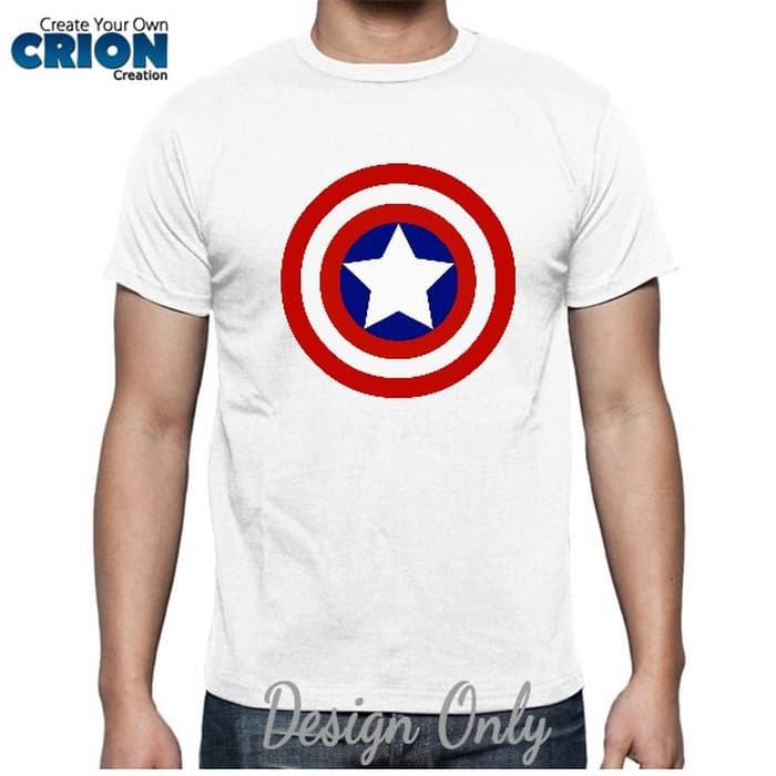 Kaos Captain America - Shield America - By Crion