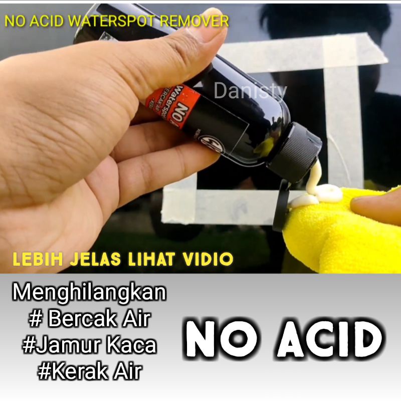 Pembersih jamur kaca mobil NO ACID efek daun talas / pembersih kaca semua jenis kaca