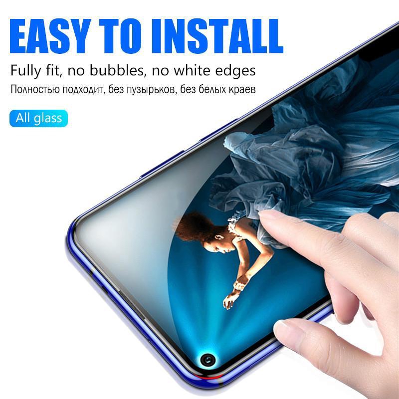 3in1 Pelindung Layar Tempered Glass Untuk Huawei Y6P Y7P Y5P Y6 Pro 2019 Nova 7 Nova 7i 7se 5t 3i 2i Y9S Y6S Huawei Y9 Prime 2019 P20 P40 P30 Lite 9d