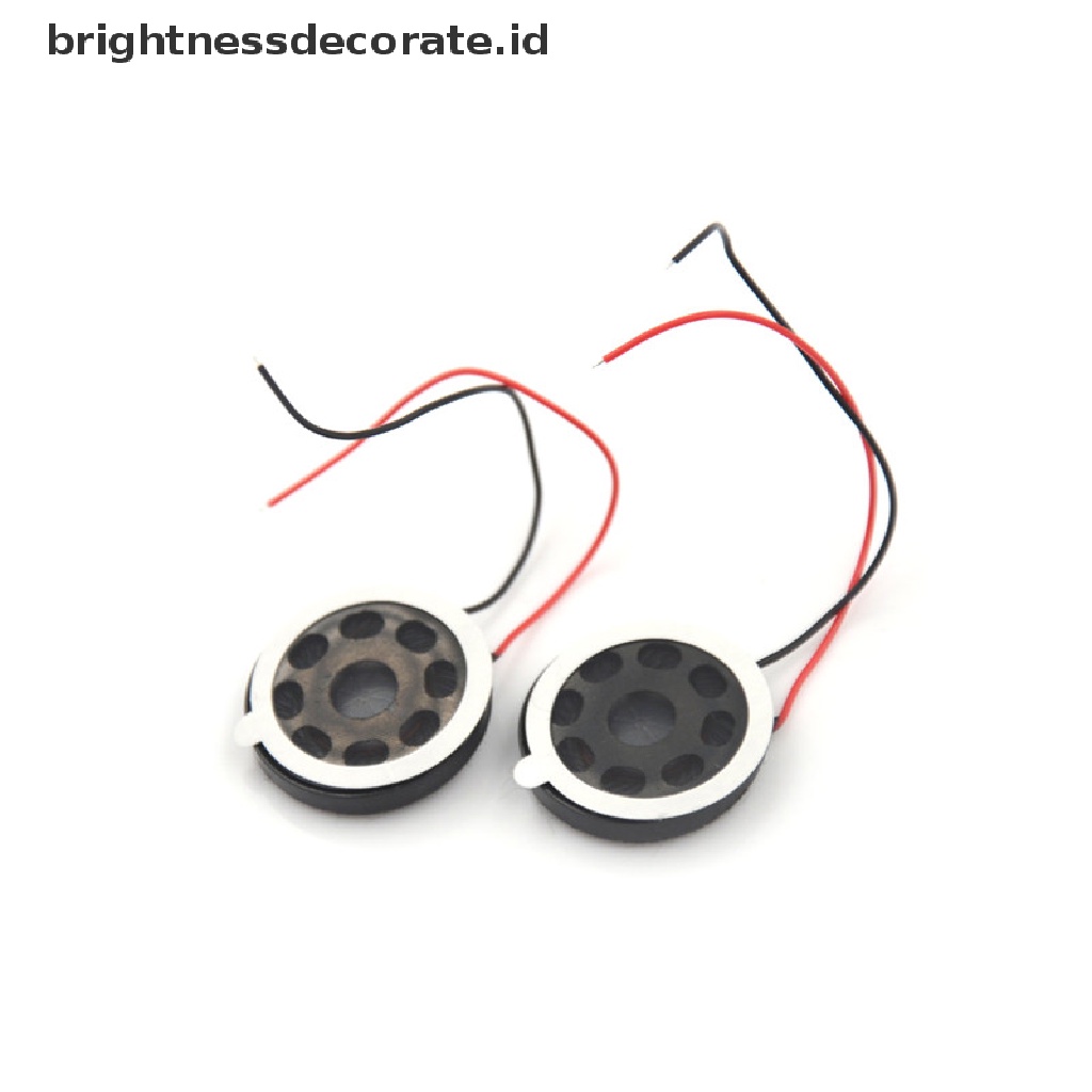 5pcs Speaker Stereo Bentuk Bulat 20mm 8ohm 1w