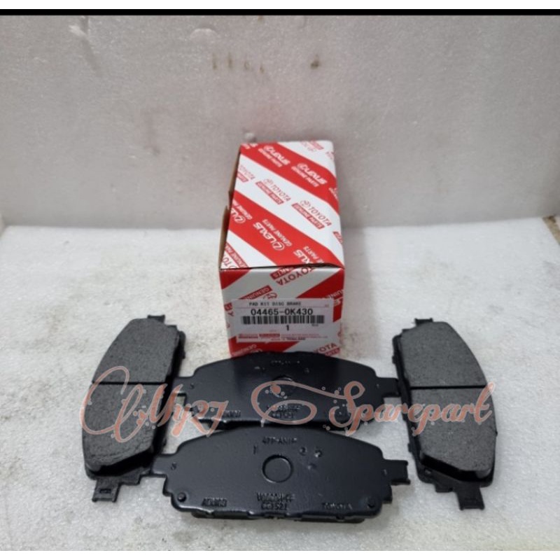 Brake pad Toyota inova reborn 04465-0K430 original