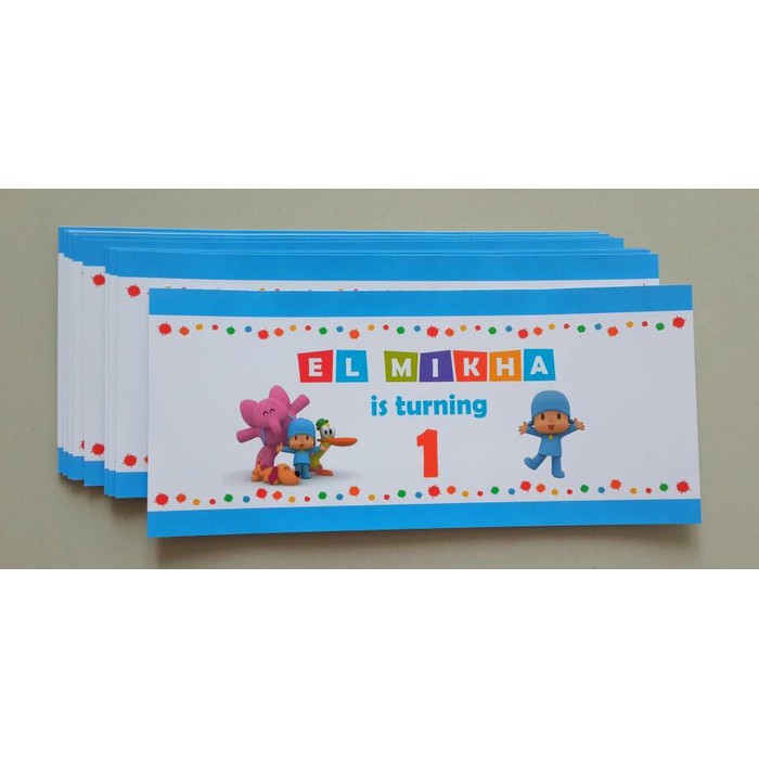 

Label Susu Indomilk Pocoyo