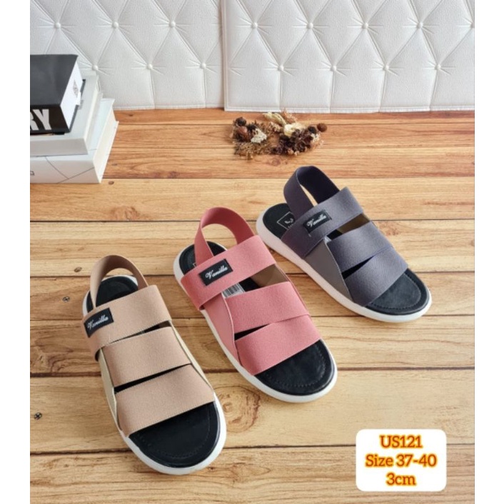 ABBUSHOES Us 121 sendal sol jadi karet marbella 3cm