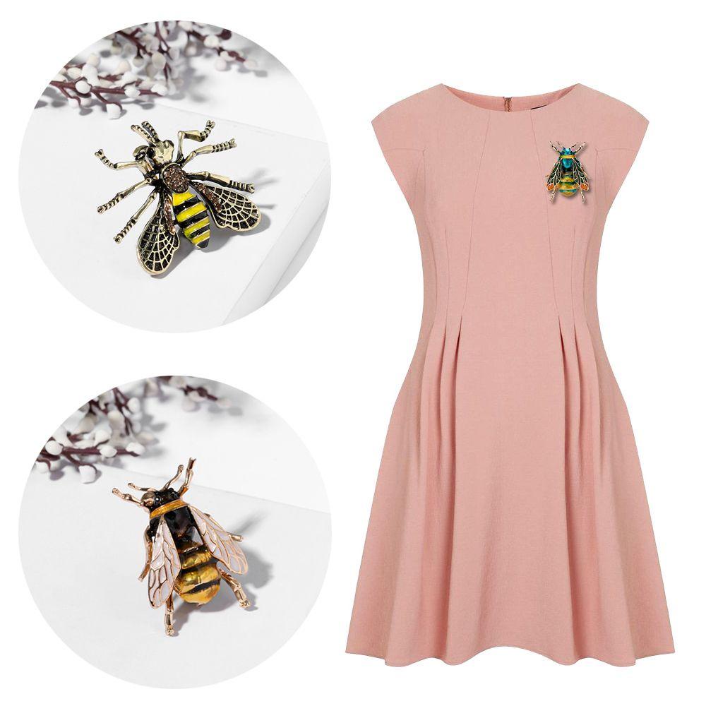 Preva Bumblebee Bros Aksesoris Baju Pria Wanita Kemeja Kerah Decor Perhiasan Anima Enamel