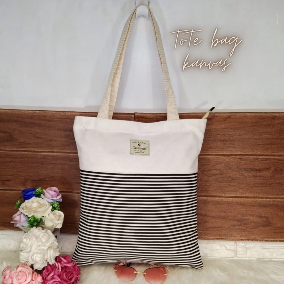 TOTE BAG KANVAS RESLETING WANITA/CANVAS MOTIF U/ TAS KULIAH PEREMPUAN,TAS BELANJA,SEMINAR,BS CUSTOM