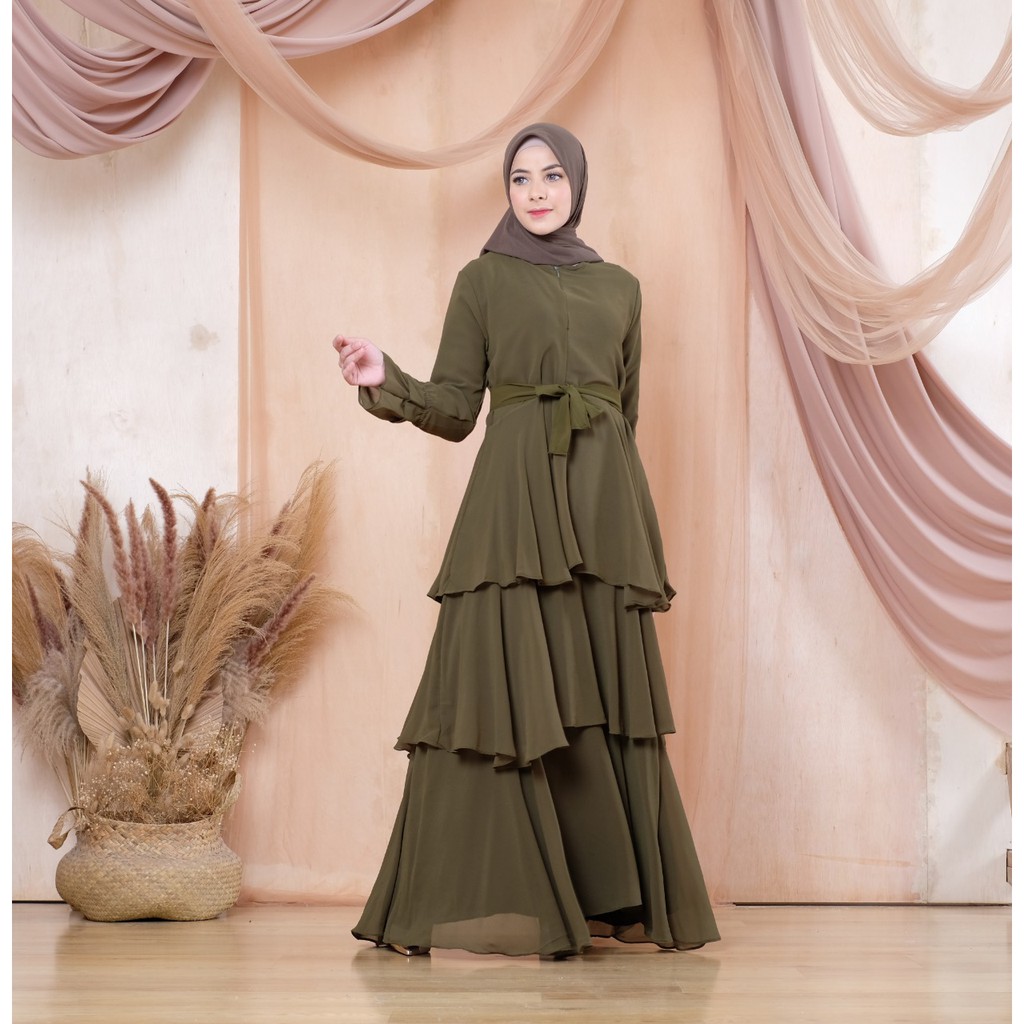 dress hijab shopee