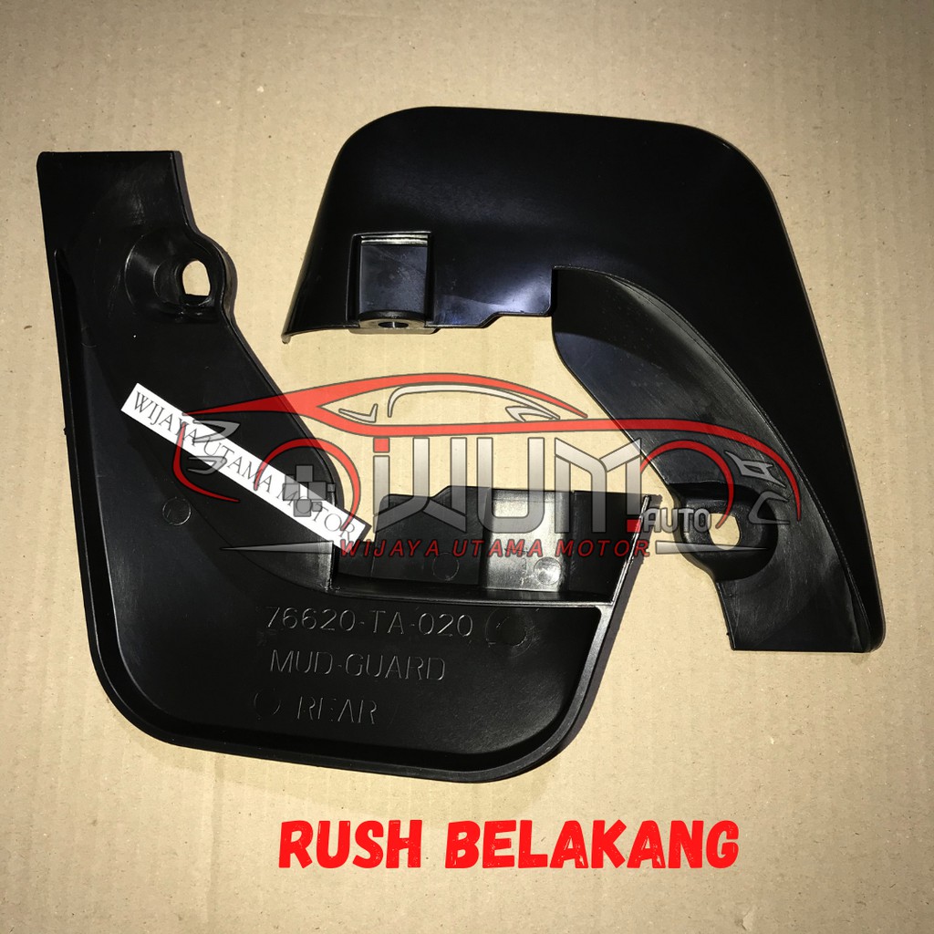 MUD GUARD TAHANAN LUMPUR KARPET PENAHAN LUMPUR TOYOTA RUSH