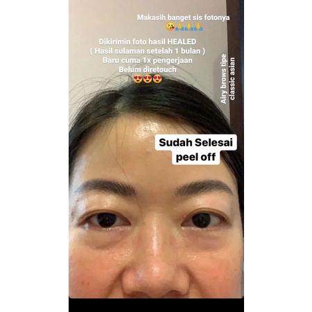 Sulam alis herbal water friendly mesin nano