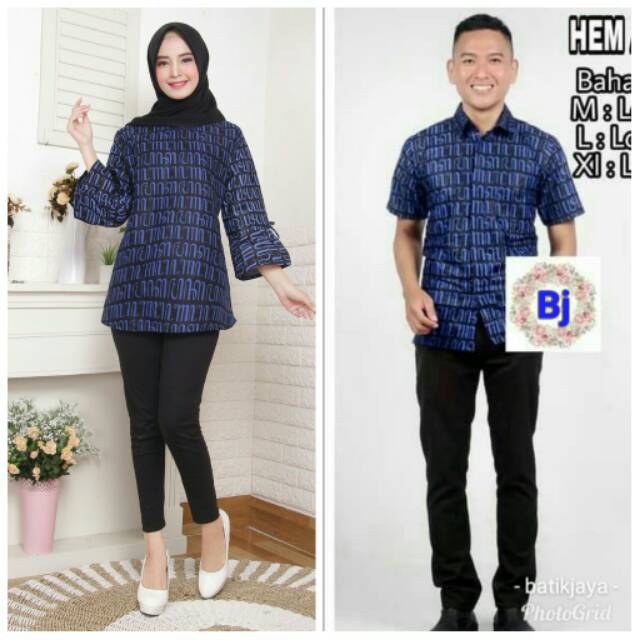 Batik Maura Couple Motif Aksara TERBARU WIRDA MANSUR