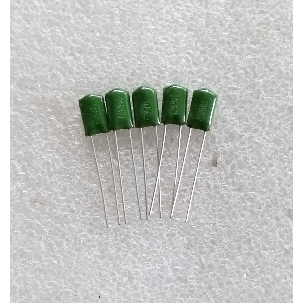 Capacitor Polyester Film 6.8nf Mylar 682 5pcs