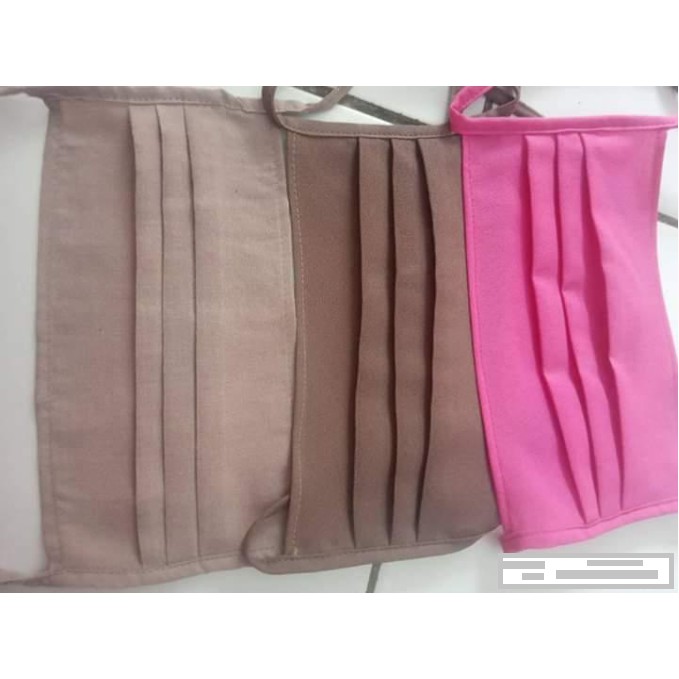 Masker Kain Bahan Wolfis Scuba Grosirhijabsolo0 Shopee Indonesia