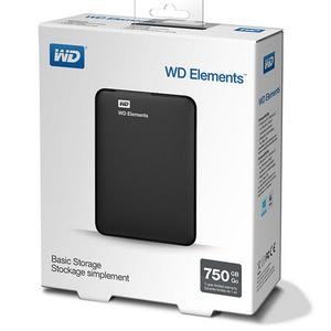 HDD Ext 2.5" WD Element 750GB USB 3.0
