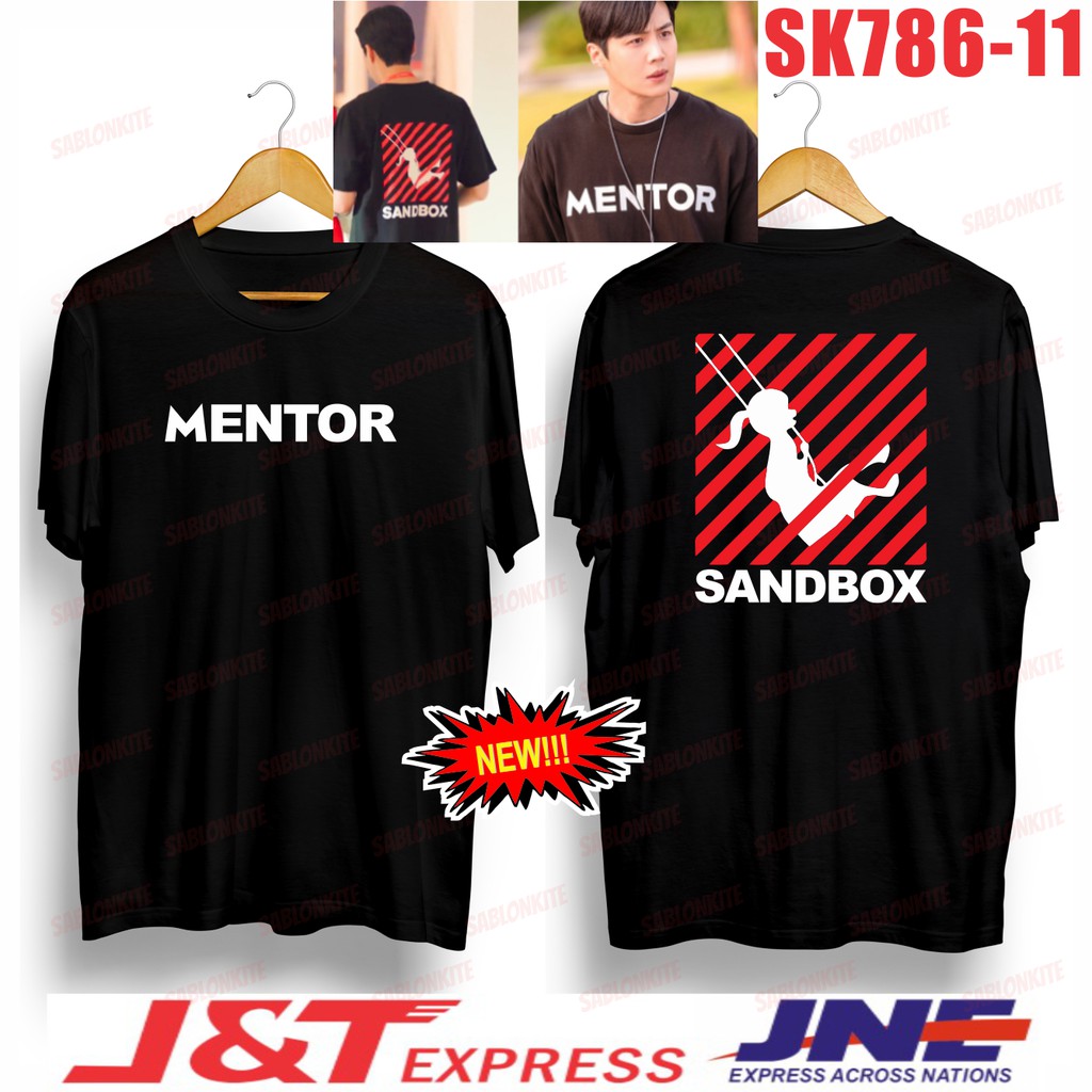 MURAH!!! KAOS MENTOR SANDBOX START UP drakor SK786 UNISEX COMBED 30S