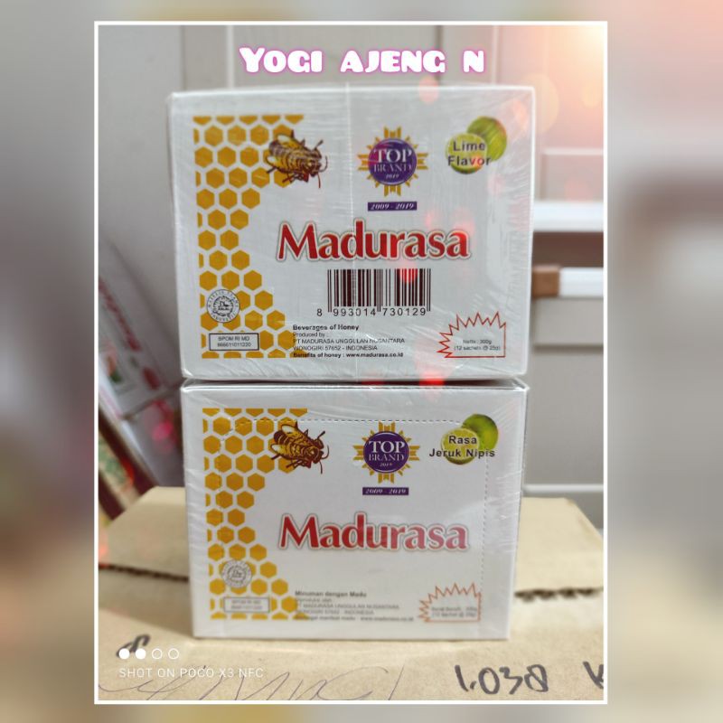 

MADURASA Sachet per box (12 sachet)