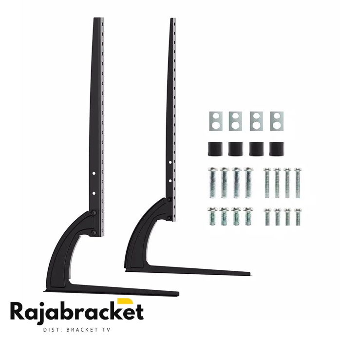 BRACKET BRAKET BREKET STANDING TV KAKI MEJA 43 49 50 55 60 65 70 INCH SEMUA MERK TV