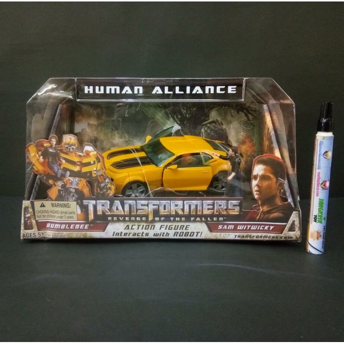 Jual Transformers ROTF HUMAN ALLIANCE BUMBLEBEE & SAM Action Figure Murah