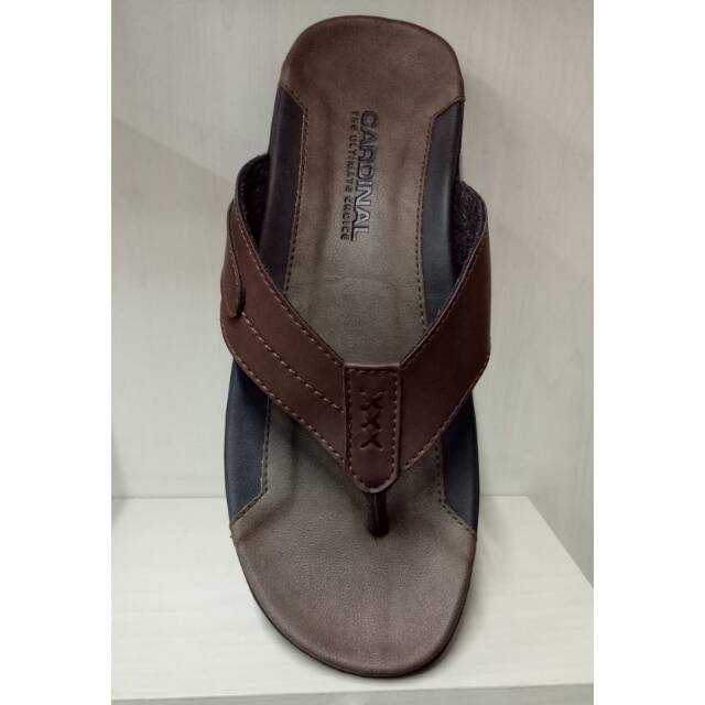  Cardinal  sandal  jepit kulit Asli size 39 41 43 Shopee 