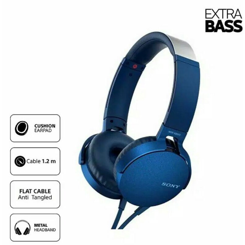 Headphone sony MDR-XB550AP