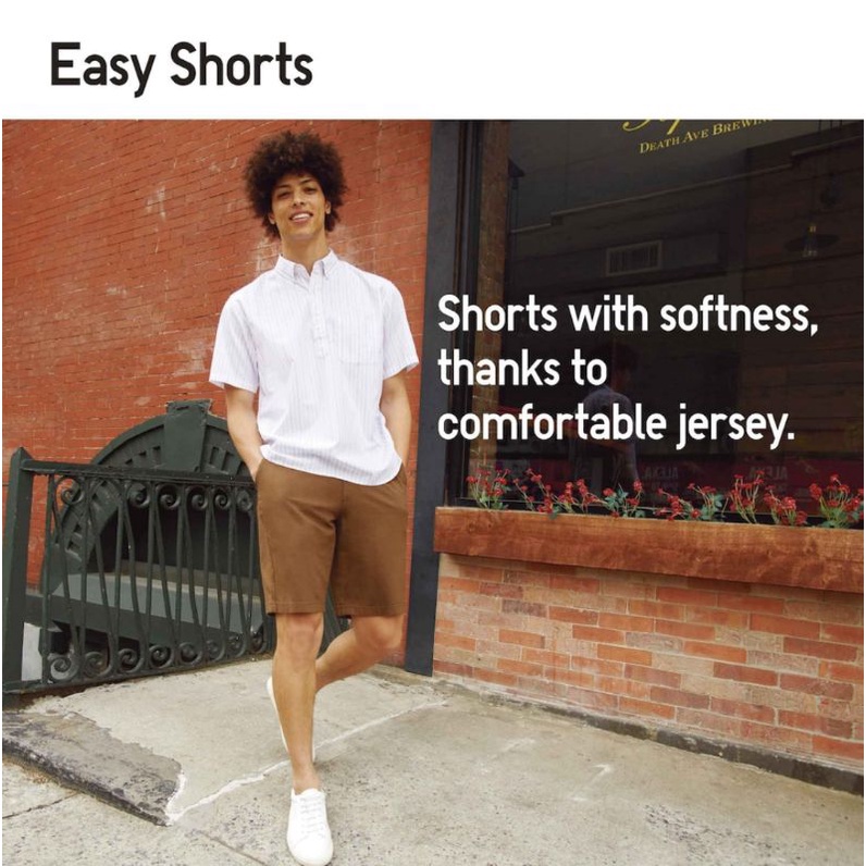 UNIQLO SHORT JERSEY PANTS ORIGINAL/ CELANA PENDEK SWEAT PRIA UNIQLO / UNISEX