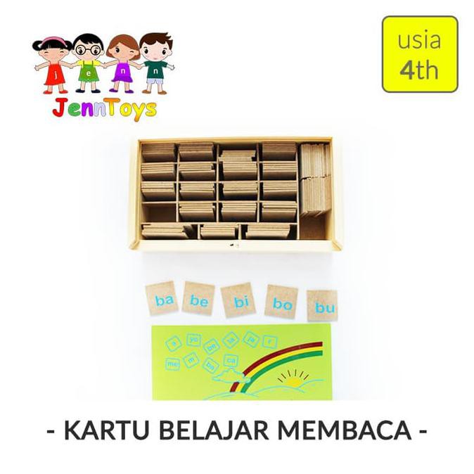 Kartu Belajar Membaca - Termurah 