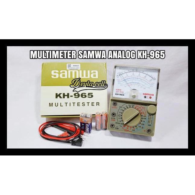 BEST DEAL MULTITESTER SAMWA KH-965 ANALOG ORIGINAL 
