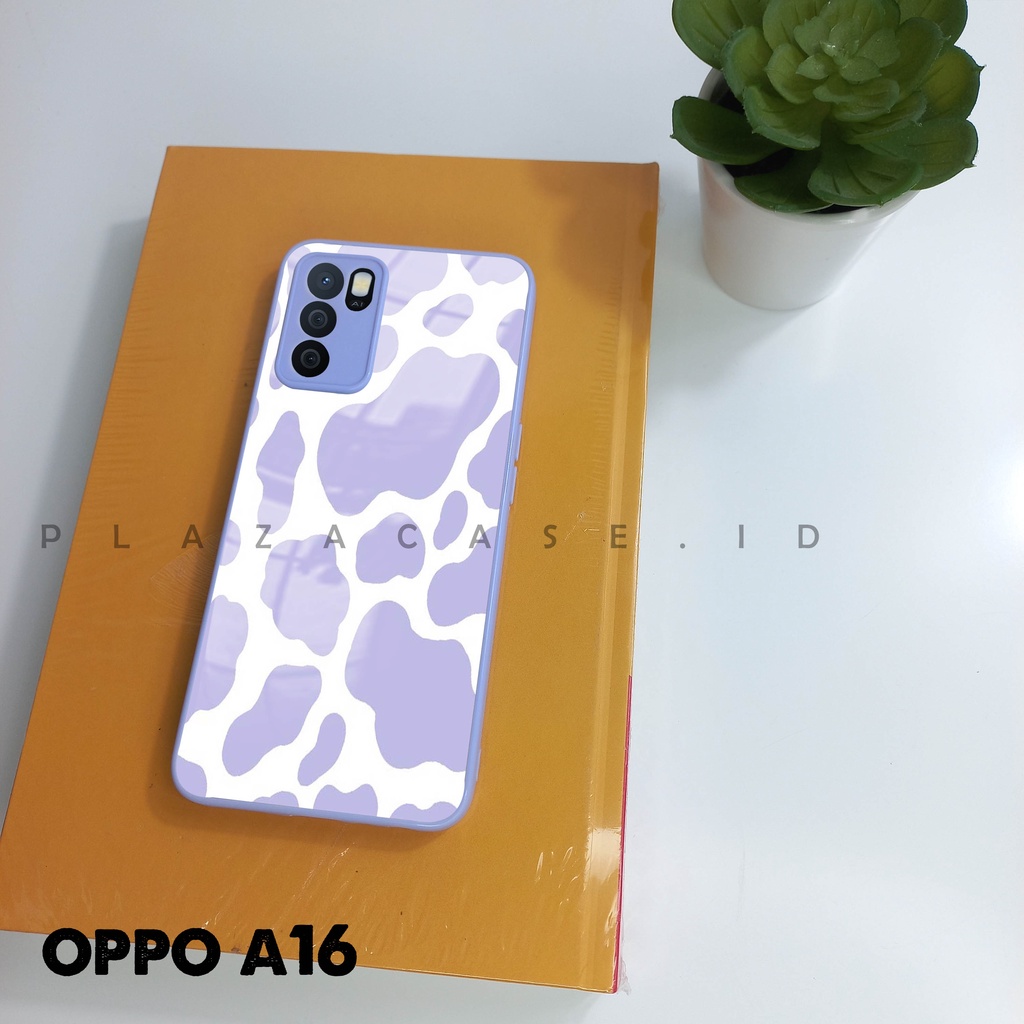 Softcase Glass Kaca For Oppo A16 - K105 - Case Lucu - Case Oppo A16 - Casing Hp Oppo A16 - Casing Hp Oppo A16 - Kesing Oppo A16 - Softcase A16 - Casing A16 - Sarung Hp A16 - Case A16 - Casing A16 - Softcase Kaca Oppo A16 - Plazacase