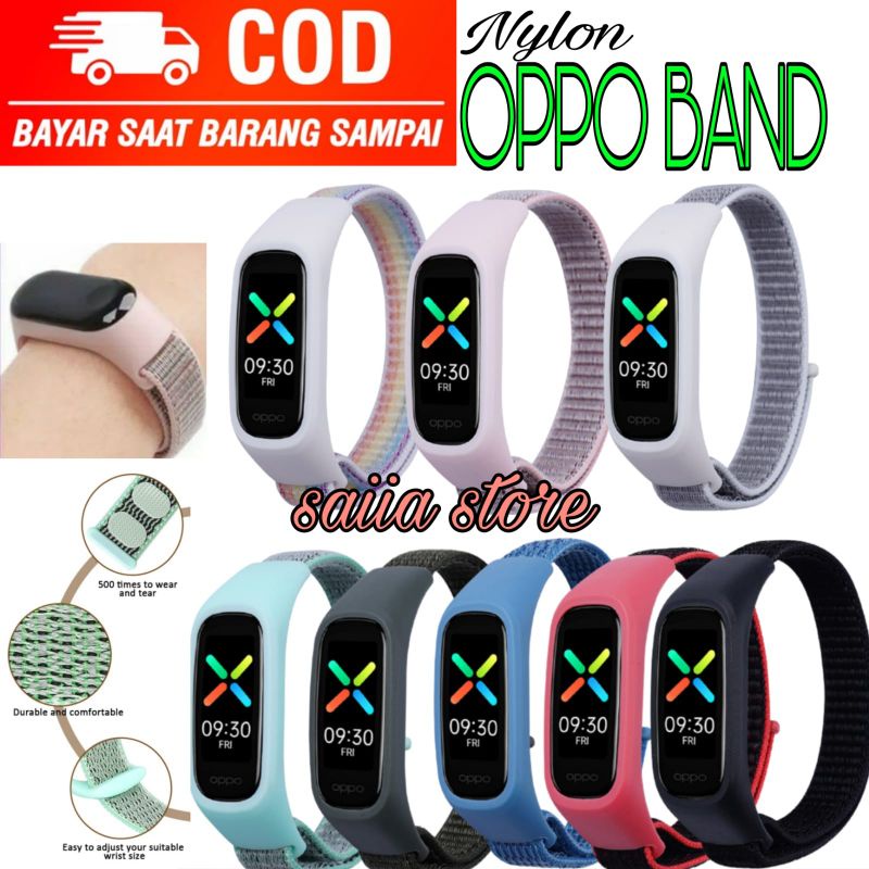 Saiia Store Strap Nylon OPPO BAND High Quality Strap Tali jam Penganti OPPO BAND berbahan Nylon