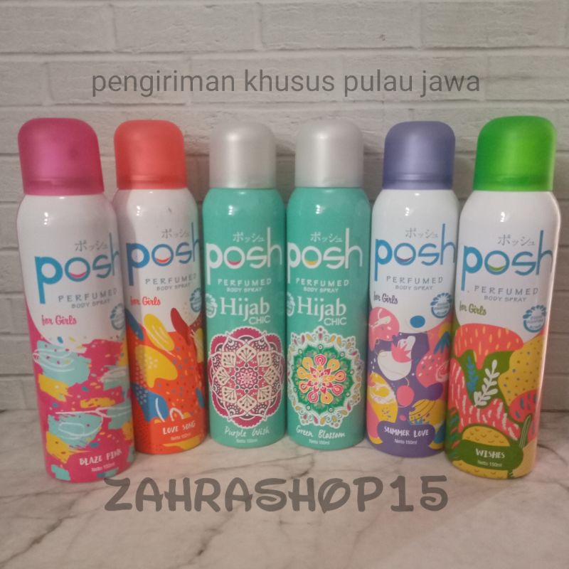 Posh Perfumed Body Spray All Varian 150 ml