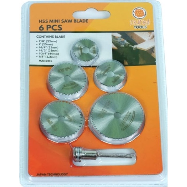 Saw Blade mini HSS 6pcs ( 3mm)