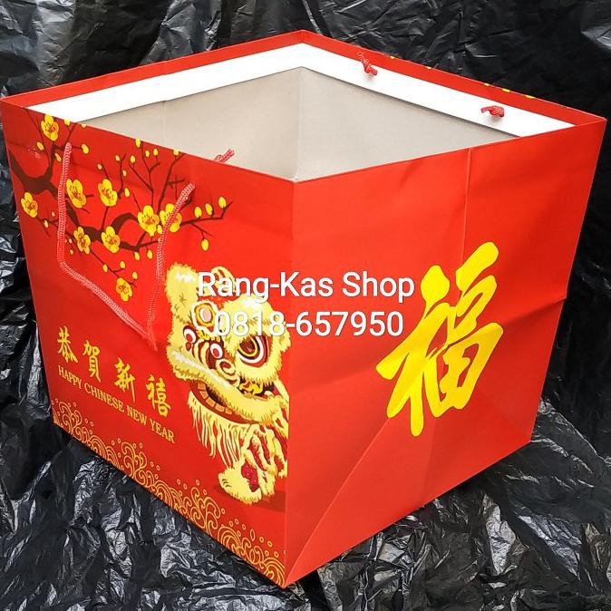 

Paper bag Kue IMLEK Merah XL Duplek Laminating doff