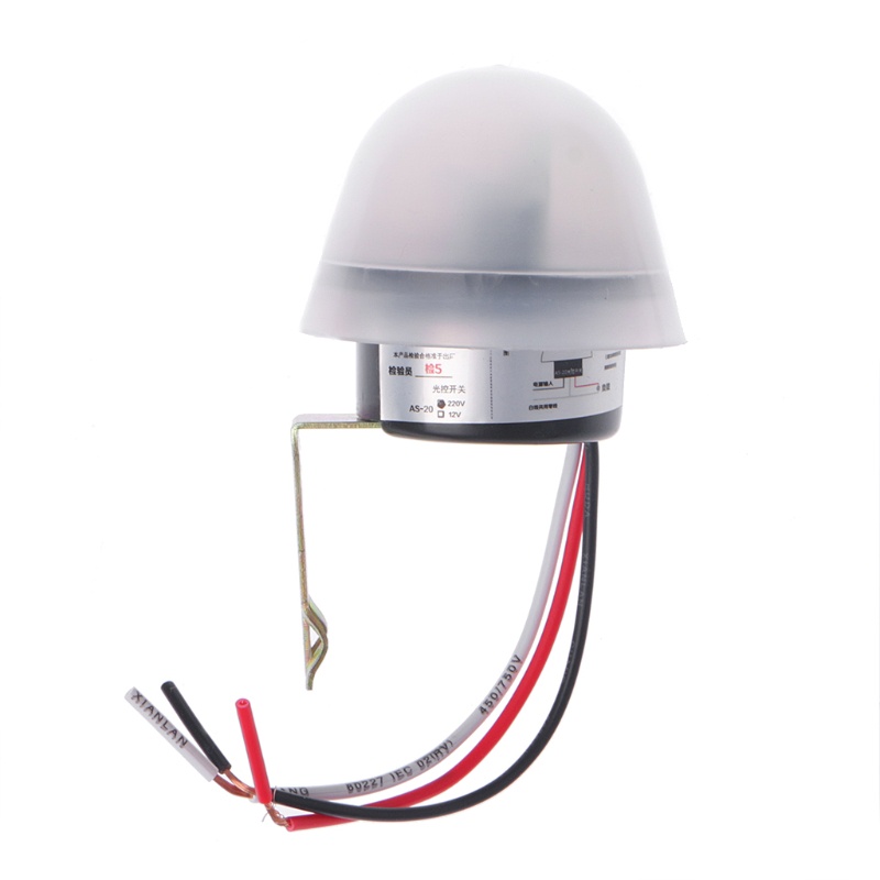 Gro Saklar Lampu Jalan Photocell Otomatis Auto On Off Untuk Sensor DC AC 220V 10A Sw