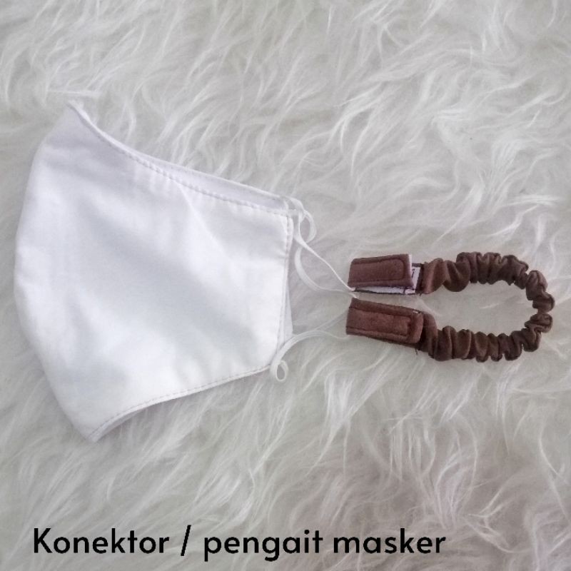 kONEKTOR PENGAIT TALI MASKER PEREKAT