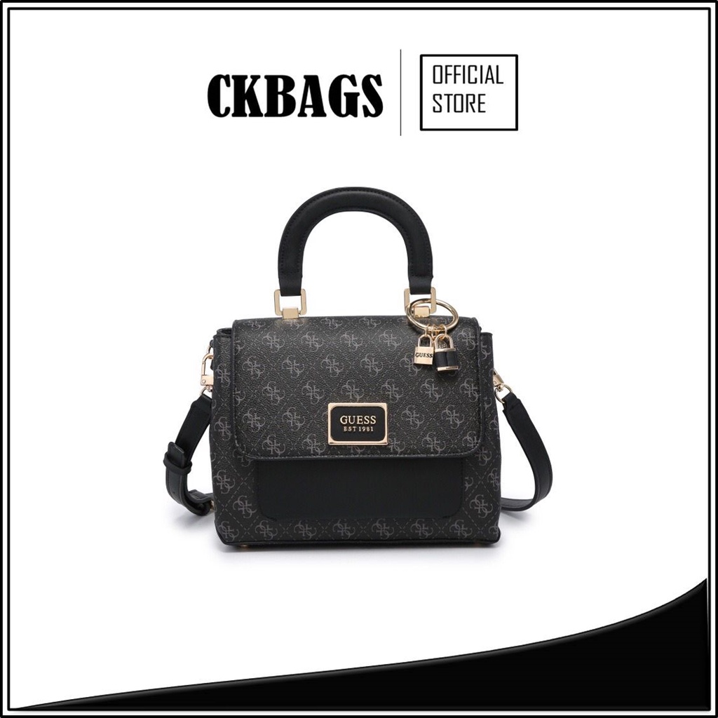 CKBAGS - TAS GUESSS  GS TYREN TOP HANDLE TAS SELEMPANG PERSEGI MOTIF LOVE FLAP FASHION WANITA IMPORT #3217