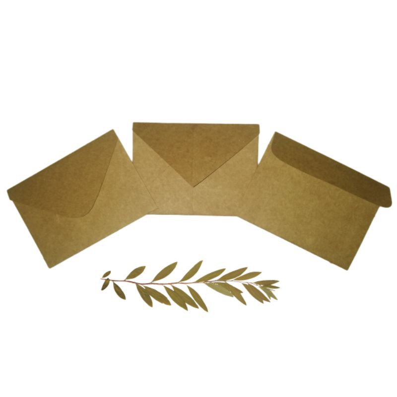 

CRAFT AMPLOP vintage kecil coklat kertas Samson / Kraft ukuran 8cm×11cm