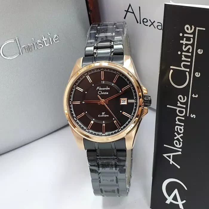 Jam Tangan Wanita Alexandre Christie 8502 AC8502 AC 8502 Original Couple Edition