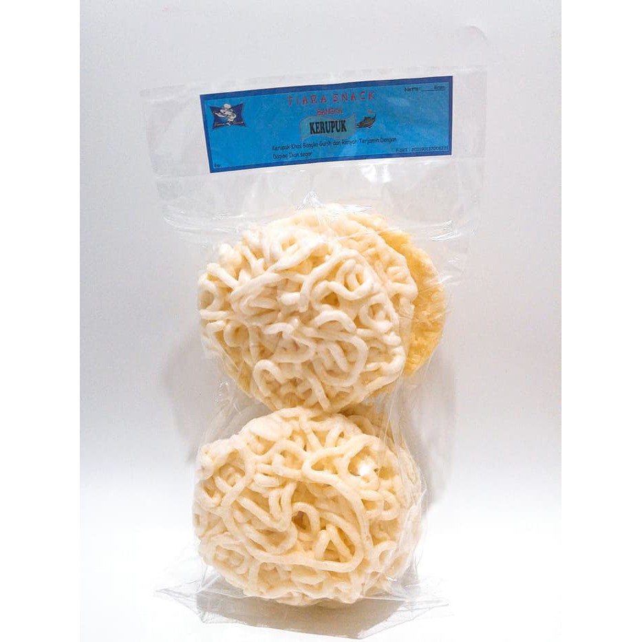 

Krupuk Kerupuk Goreng Keriting Besar Ikan Tenggiri Asli Bangka